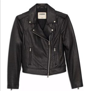 L'Agence Size Medium Biker Leather Jacket